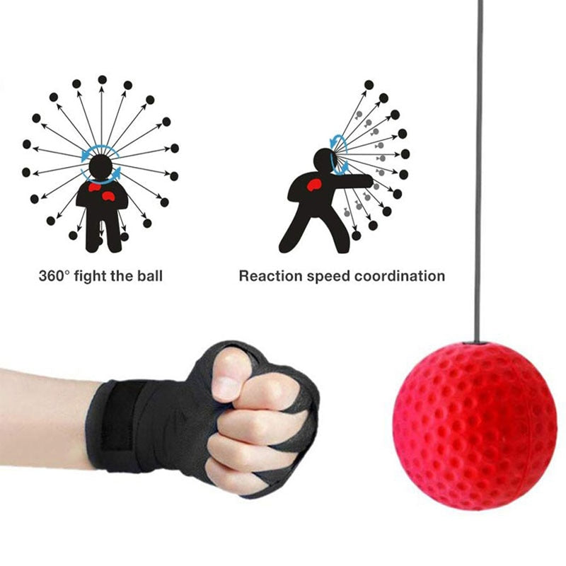 Boxing Reflex Ball Head-mounted Punch Ball