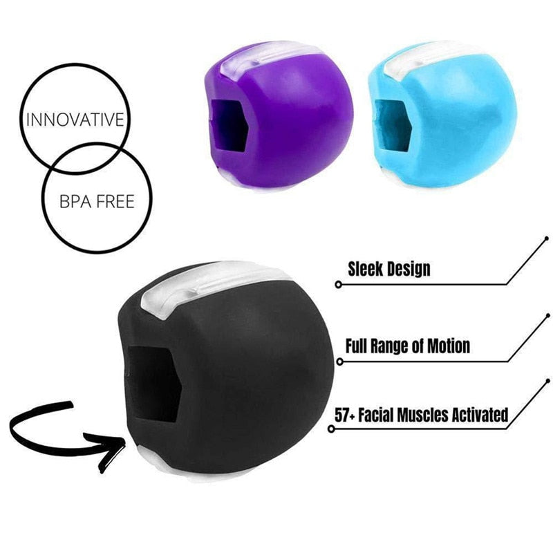 Gel Fitness Ball Jaw Exerciser