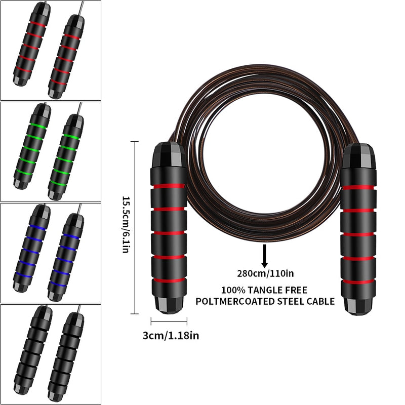 Rapid Speed Steel Wire Jump Rope