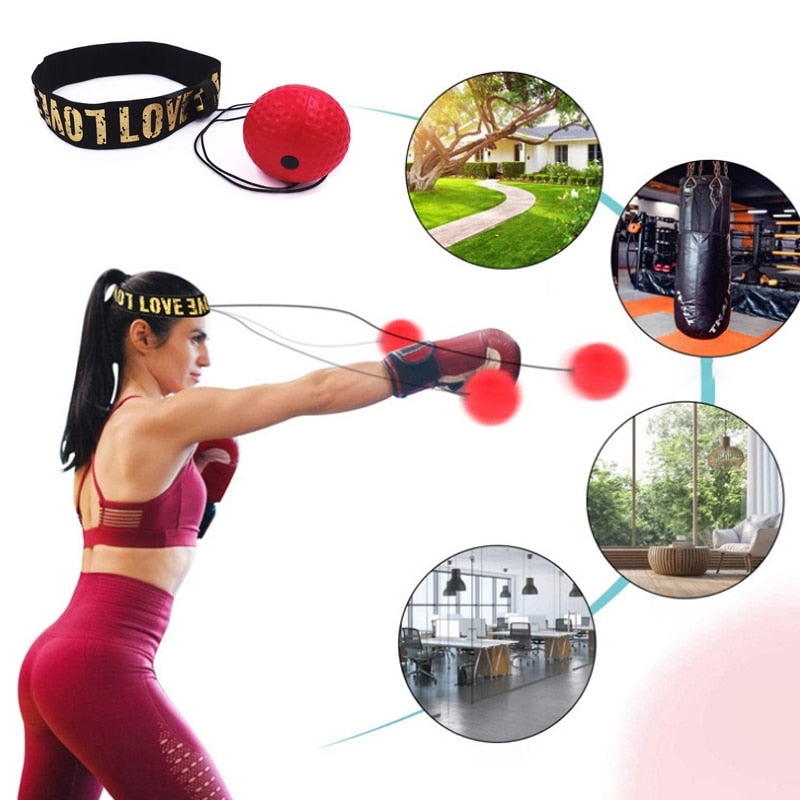 Boxing Reflex Ball Head-mounted Punch Ball