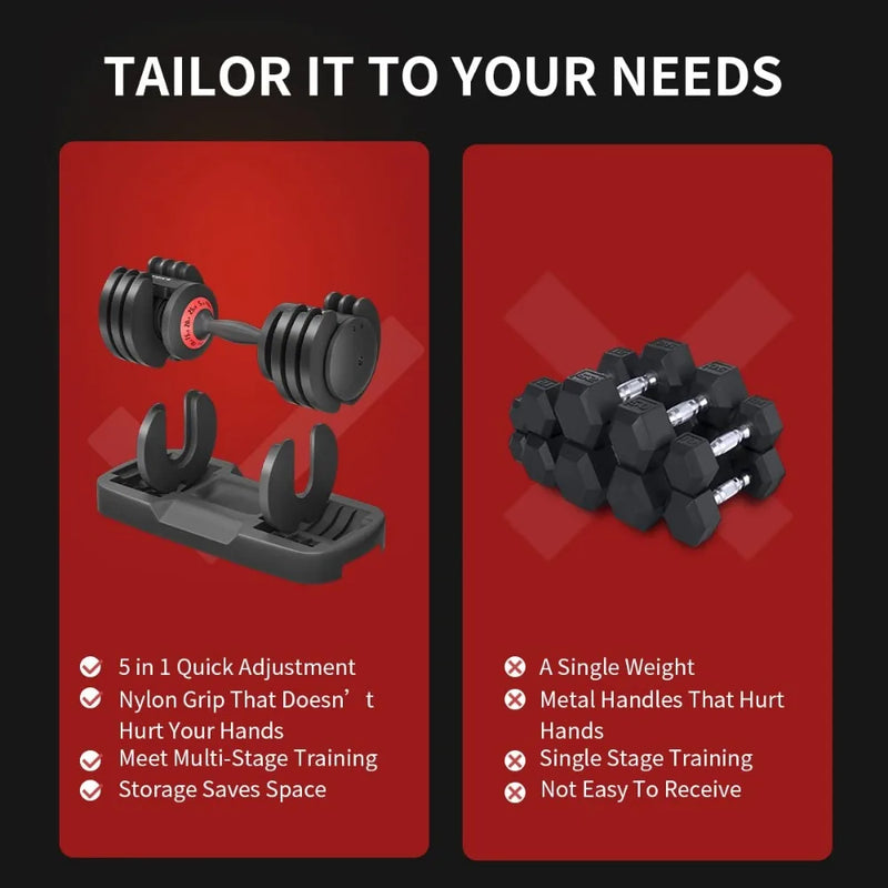 Adjustable Dumbbell Set