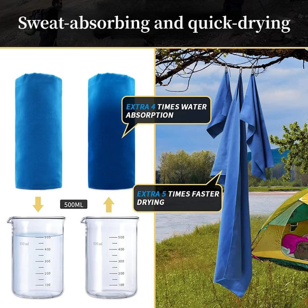 1 PC Sports Microfiber Quick Dry Towel