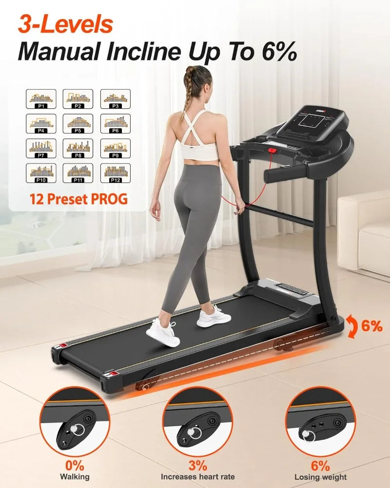 Home Treadmill with Incline 3.0HP