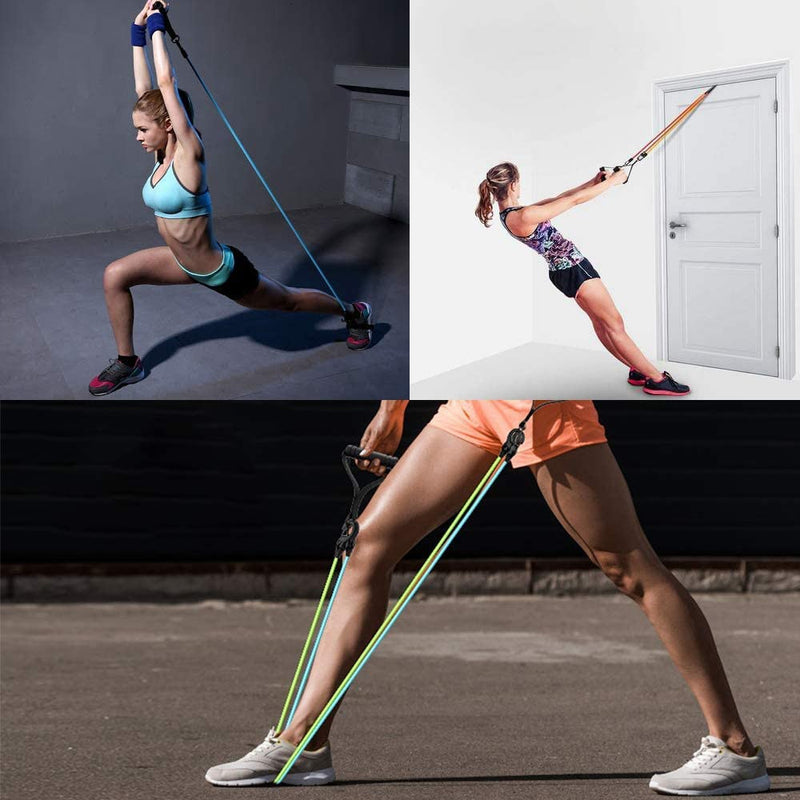 5 Level Resistance Bands with Handles