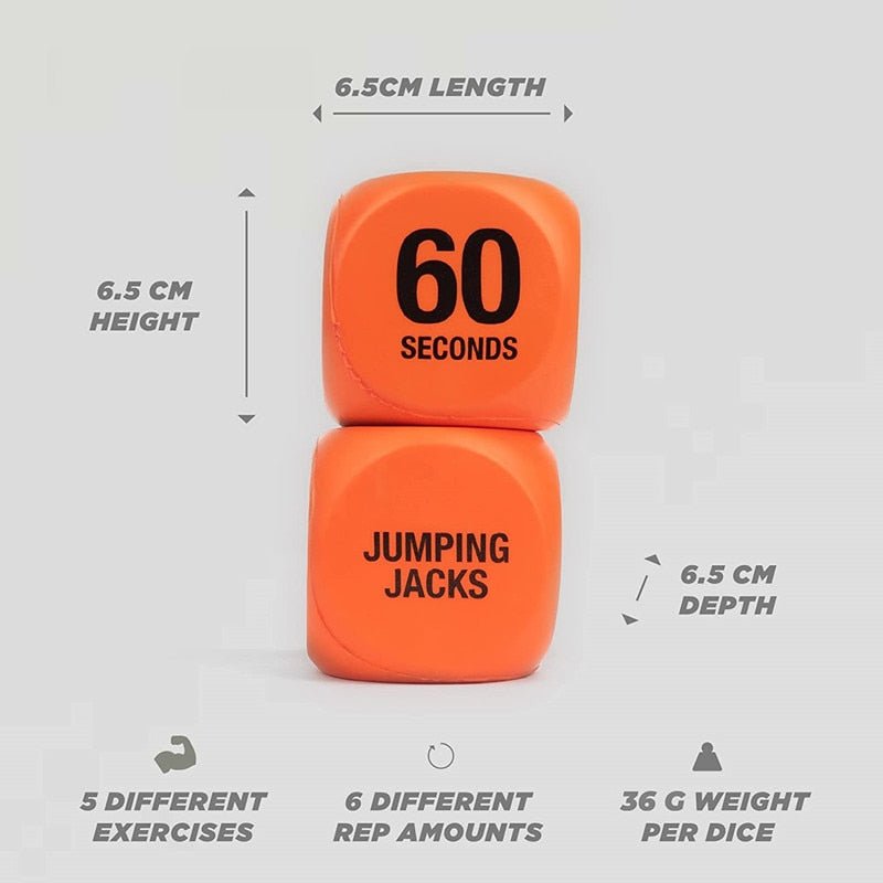 Fitness Exercise Dice